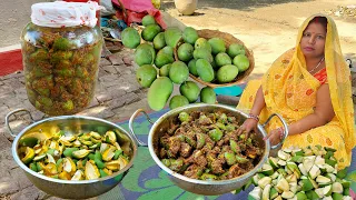 सासु मां ने बताया बिना धूप सालों-साल चलने वाले आम 🥭 का अचार बनाने का नया तरीका Mango Pickle Recipe