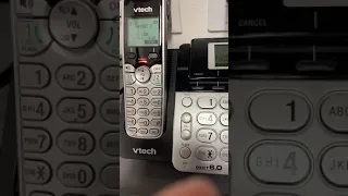 How to register Vtech 2- line cordless phone digital answering system Dect 6.0