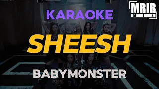 BABYMONSTER - SHEESH KARAOKE Instrumental With Lyrics
