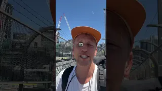 CLIMBING UP Sydney Harbour Bridge in Australia! #shorts