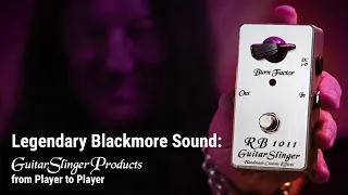 GuitarSlinger Effects - RB1011 SILVER EDITION MKII Booster Pedal Boutique Effect Booster Blackmore