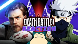 Death Battle Obi-Wan vs Kakashi Reaction (Star Wars vs Naruto)