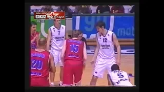 2002 KK Partizan (Belgrade) - CSKA (Moscow) 93-81 Men Basketball EuroLeague, group stage, full match