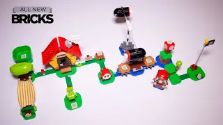 Lego Super Mario 71367 Mario’s House & Yoshi with 71366 Boomer Bill Barrage Speed Build