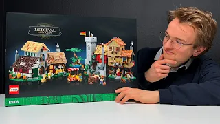230€ für eine bunte Packung: LEGO 18+ 'Mittelalterlicher Marktplatz' Review! | Set 10332