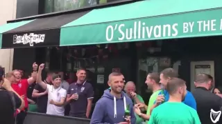 EURO 2016  Irish Fans & England Fans in France 'Someone bring the Russians