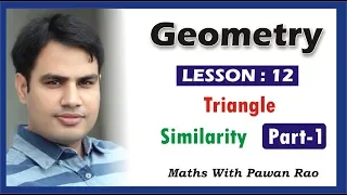 Similarity of Triangles in Hindi & English - Problems & Solutions || LESSON - 12( Part - 1 )