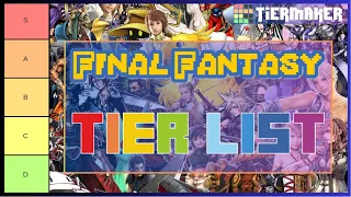 Final Fantasy Tier List | Ranking one of my favorite series!
