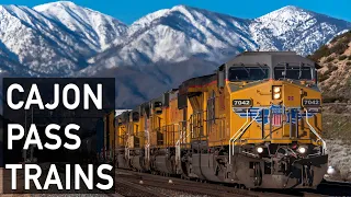 1 Hour of Extreme Freight Trains on the Cajon Pass