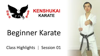 Beginner Karate - Class Highlights - Session 01