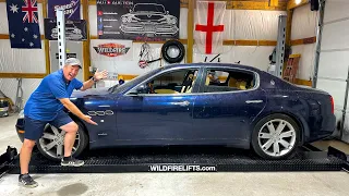 We fixed my Broken $4500 Maserati Quattroporte S for FREE then Straight Piped it!! Sounds Crazy!!