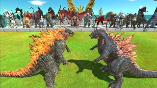 1vs1 Kaiju Monster Battle | Who is The Winner - Animal Revolt Battle Simulator