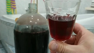 Домашнее сухое вино из винограда. Простой рецепт без сахара и воды ENG SUB How I making red wine at