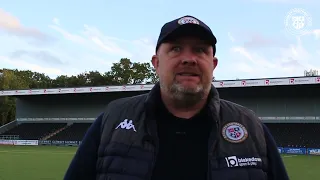 Andy Woodman after Hereford loss