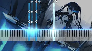 Black Rock Shooter - Yuusou Synthesia Midi Piano Tutorial & Download