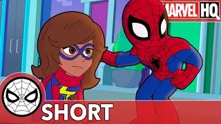 Spidey & Ms. Marvel Get Zapped! | Marvel Super Hero Adventures - Electric Youth | SHORT