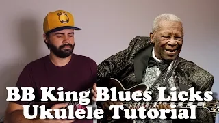 5 BB King Style Blues Licks - Blues Ukulele Tutorial with Tabs