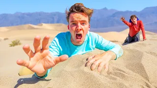 Stranded In The WORLD’S HOTTEST DESERT for 24 hours!