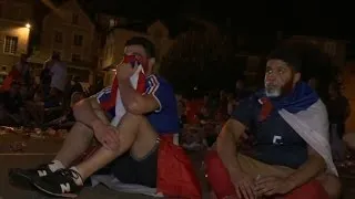 Euro 2016: les supporters français ont du mal à accepter la défaite