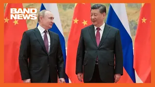 Agora: Xi Jinping chega à Rússia para reunião com Putin | BandNewsTV