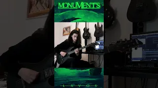 MONUMENTS - Lavos (Guitar Cover) #shorts