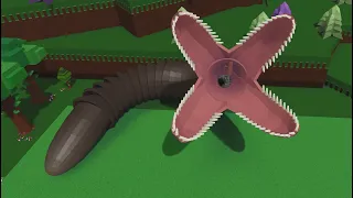 DEMEGORGON WORM: build a boat for treasure