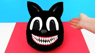 Making Scary Cartoon Cat Trevor Henderson from DIY ➤ How To Make of DIY. Tutorial from Crafts Idea