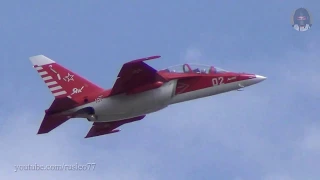 Репетиция МАКС 2017 - пилотаж Як-130 соло / MAKS 2017 Rehearsal - Yak-130 solo