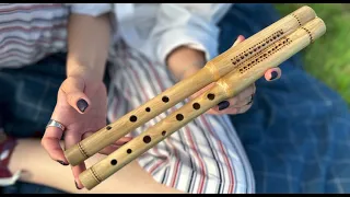 Double flute - Double Sopilka - Ukrainian Flute - Folk Musical Gift