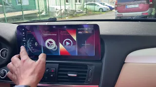 Removal car BMW X3 Android LCD panel 12.25"