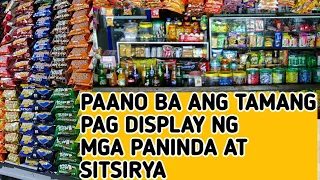 TIPS NGTAMANG DISPLAY NG PANINDA// Starting a small  Sari-sari Store