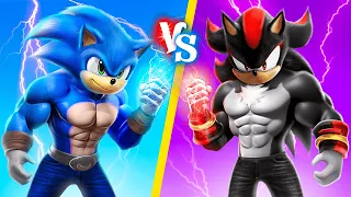 Sonic vs Shadow! Sonic ve Arkadaşları Dünyayı Kurtarıyor! Sonic Gerçek Hayatta!