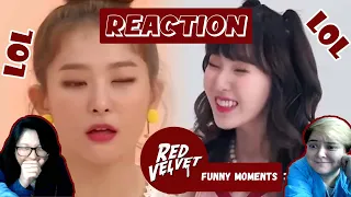 REACTION to REDVELVET (funny moments)