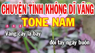 Karaoke Chuyện Tình Không Dĩ Vãng Tone Nam ( Em ) Nhạc Sống Mới Dễ Hát | Karaoke Xóm Lộ