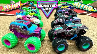 Toy Monster Truck Reveal | Episode #46 | Spin Master MonstetJam NITRO 🆚 NEON  Freestyle & Playtime