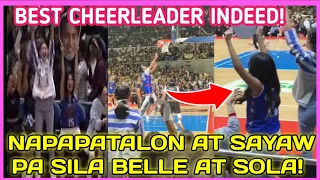 BELLE at SOLANA BEST CHEERLEADER kay DONNY! NAPAPATALON at SAYAW pa sa Sobrang Saya!