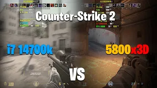 5800X3D vs i7 14700K - Counter Strike 2 | CS2