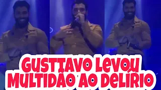 Gusttavo Lima faz dancinha durante show em Palmas e leva multidão ao delírio