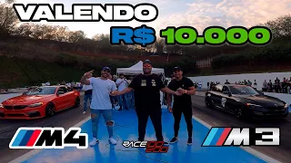 BMW M3 SINGLE TURBO VS BMW M4 700 whp | VALENDO R$ 10.000 | @REDBRANDÃO VS @Scholzegarage