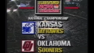 1988 NCAA Tournament Championship Game Oklahoma at Kansas