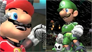 Mario Strikers Charged - Mario vs Luigi - Wii Gameplay (4K60fps)