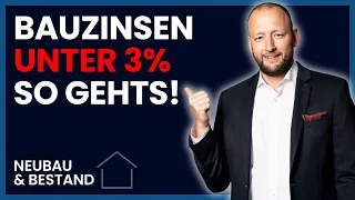 Bauzinsen unter 3% Januar 2024 #baufinanzierung