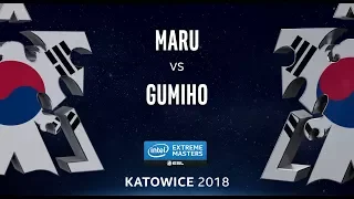 StarCraft 2 - Maru vs. GuMiho (TvT) - IEM Katowice 2018 - NA Qualifier Qualifying Match (2/3)