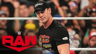 John Cena gives an emotional thank you to the WWE Universe: Raw, June 27, 2022