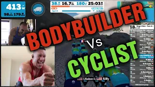 IFBB Pro Bodybuilder Bike Races on Zwift - Can I Beat My Brother?