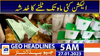 Geo News Headlines 3 AM | Election is expected to be postponed | 27th January 2023