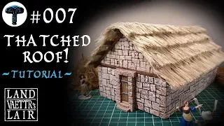 Crafting a Thatched Roof for tabletop RPG (tutorial)