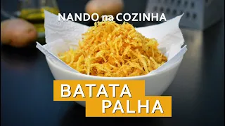 BATATA PALHA: sequinha, bem crocante, deliciosa e bem mais saudável