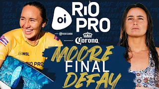 Carissa Moore vs Johanne Defay | Oi Rio Pro - Women's Final Replay