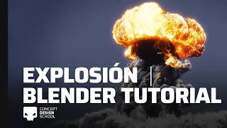 Explosion Blender | Tutorial - Concept Art in Blender -